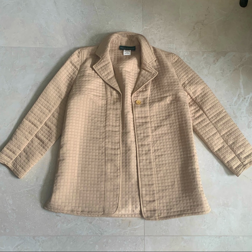 Pleaded Gold Jacket